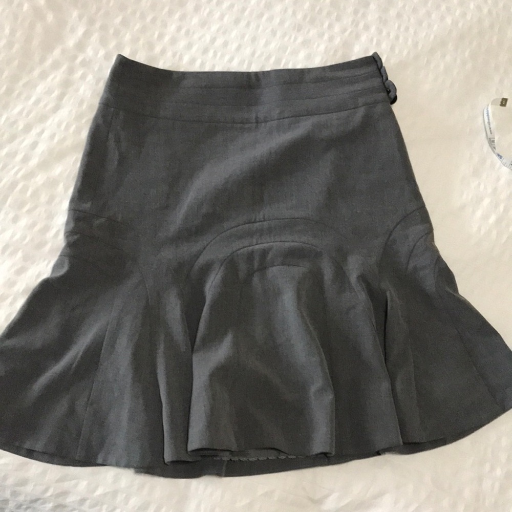Anthropologie Elevenses Gray Skirt